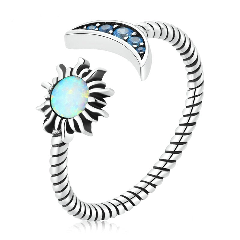 Bague en Argent & Opale - Purification du Karma