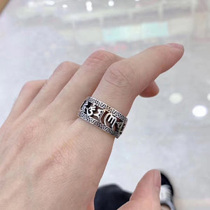 Bague 'Mantra de Grande Fortune'
