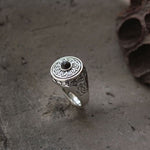 Bague Bouddhiste 'Mantra de Protection'