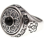 Bague Bouddhiste 'Mantra de Protection'