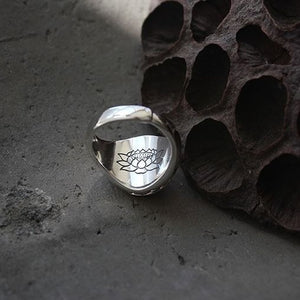Bague Bouddhiste 'Mantra de Protection'