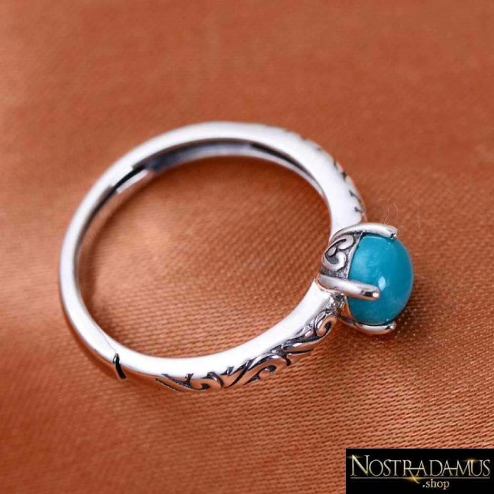 Bague Harmonie - Turquoise et Argent - Anneaux