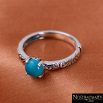 Bague Harmonie - Turquoise et Argent - Anneaux