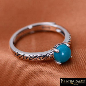 Bague Harmonie - Turquoise et Argent - Anneaux