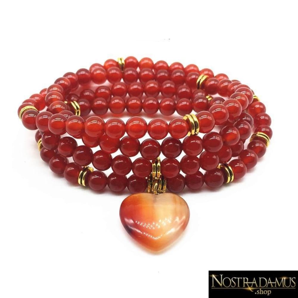 Bracelet Vitalité en Cornaline - Charme Bracelets