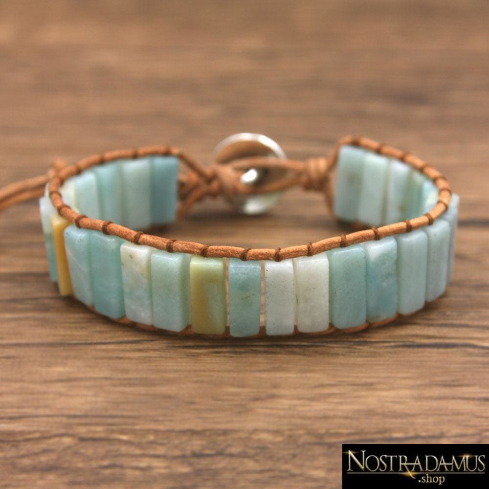 Bracelet Joie de Vivre en Amazonite - Wrap Bracelets