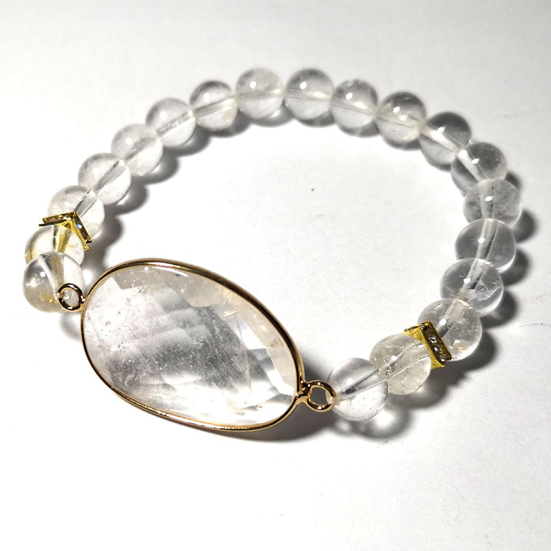 Bracelet en Cristal de Roche - Purification des Énergies