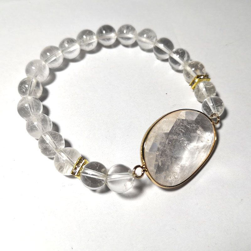 Bracelet en Cristal de Roche - Purification des Énergies