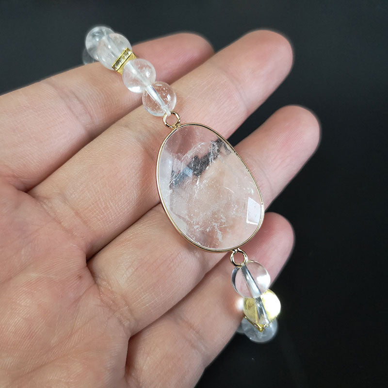 Bracelet en Cristal de Roche - Purification des Énergies