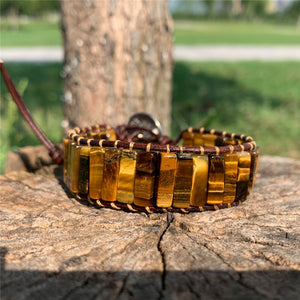 Bracelet de Protection en Œil de Tigre