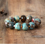 Bracelet en Jaspe Africaine - Éveil & Ancrage