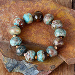 Bracelet en Jaspe Africaine - Éveil & Ancrage