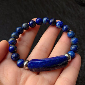 Bracelet en Lapis Lazuli - Expansion du 7ème Chakra