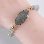 Bracelet en Labradorite - 'Protection & Équilibre'