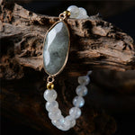 Bracelet en Labradorite - 'Protection & Équilibre'
