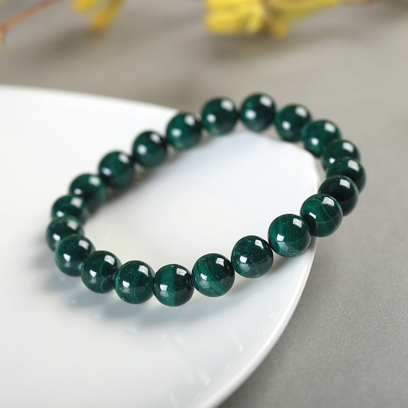 Bracelet en Malachite - Surmonter les Problèmes