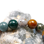 Bracelet en Jaspe Océan - Vivre le Changement