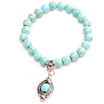 Bracelet en Turquoise - Protection & Voyage Astral