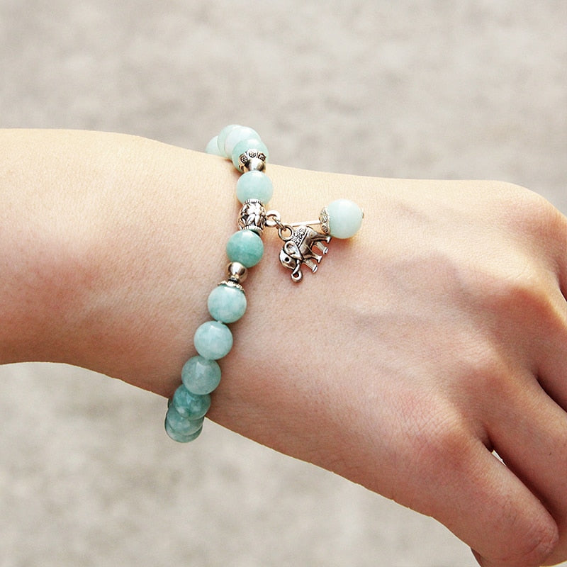 Bracelet en Amazonite - Douceur & Apaisement