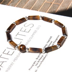 Bracelet en Œil de Tigre - Expansion du Troisième Chakra