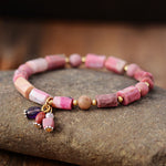 Bracelet en Rhodonite - Guérison des Blessures du Passé