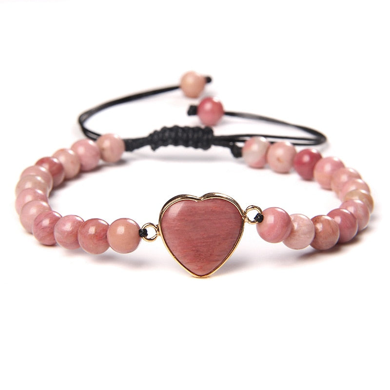 Bracelet en Rhodochrosite - Guérison des Blessures Émotionnelles