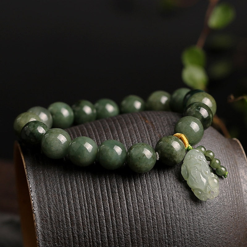 Bracelet Feng Shui en Jade - Attire la Richesse