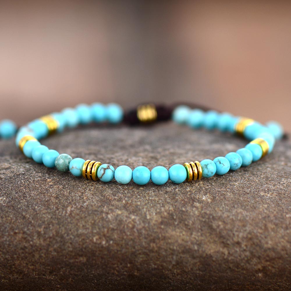 Bracelet de Protection en Turquoise