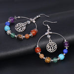 Boucles d'Oreilles des 7 Chakras