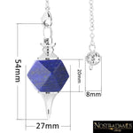 Pendule à Facettes - 3 minéraux disponibles - Pendentifs