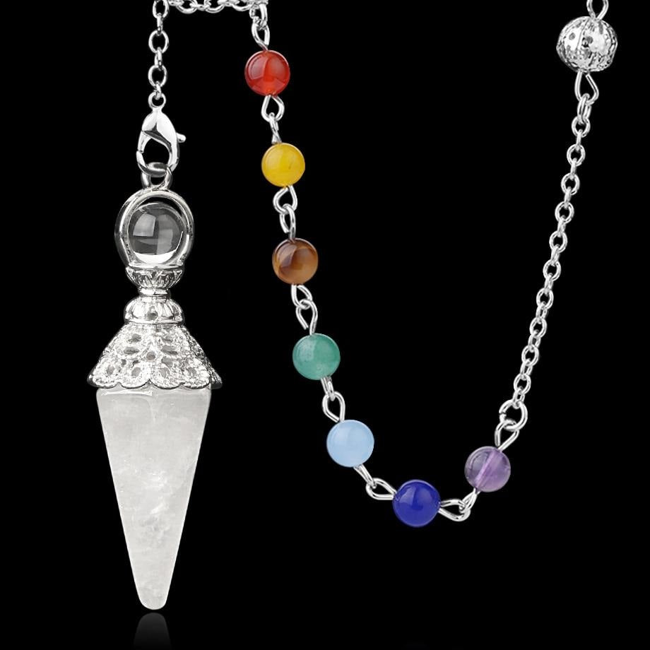 Pendule en Cristal de Roche - Purification & Rechargement