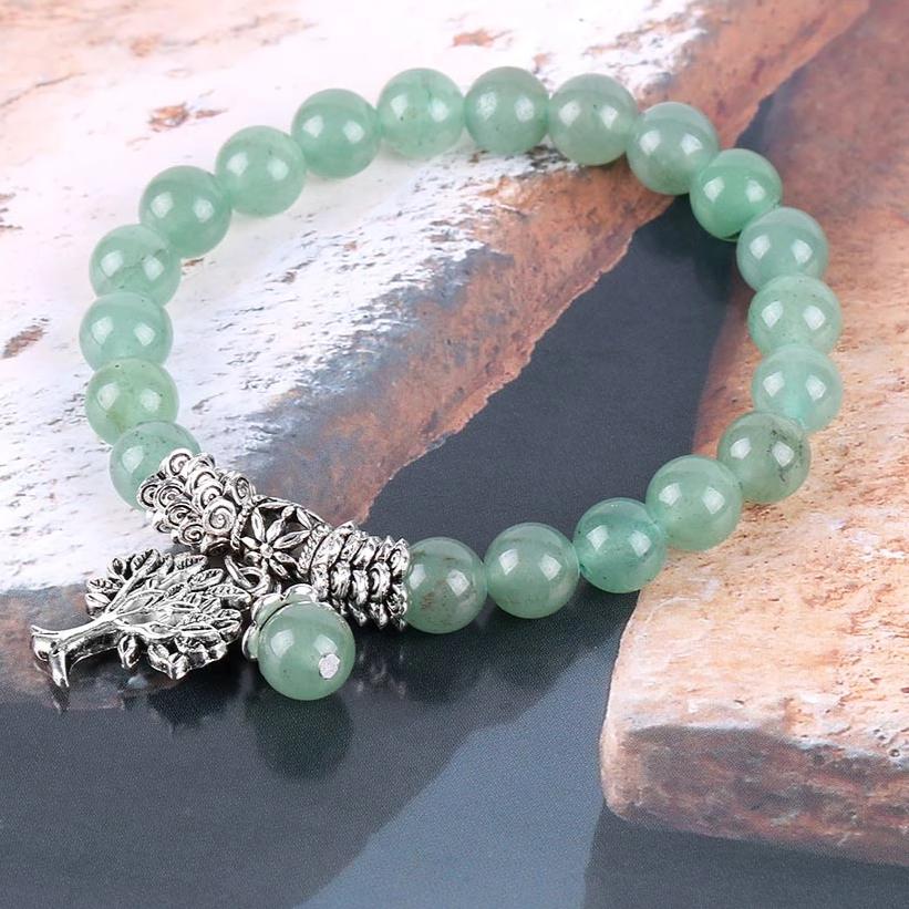 Bracelet 'Chance & Prospérité' en Aventurine