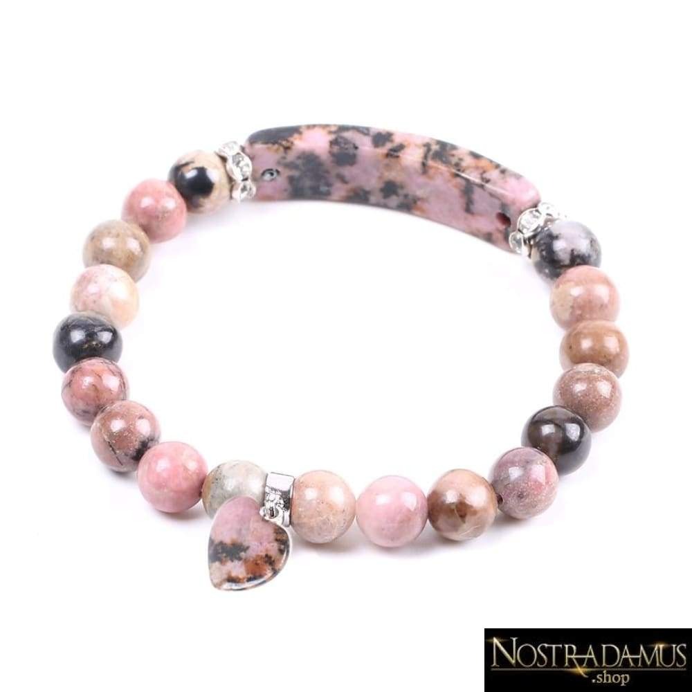 Bracelet Amour Retrouvé en Rhodonite - Strand Bracelets