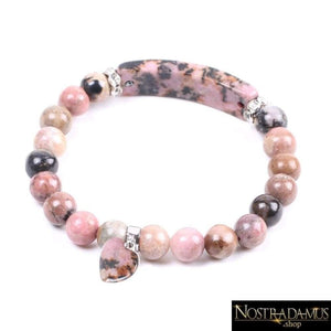 Bracelet Amour Retrouvé en Rhodonite - Strand Bracelets