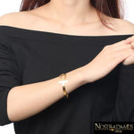 Bracelet Ankh en Acier Inoxydable - Manchette Bracelets