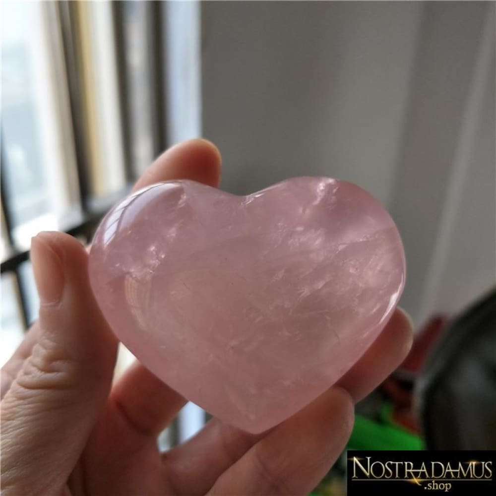 Cœur en Quartz Rose 'Tendresse' –