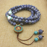 Mala Tibétain en Sodalite - Reconnexion