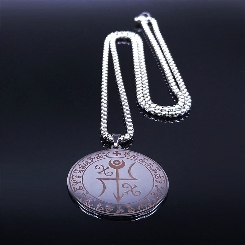 Collier Amulette de Protection - Symboles Égyptiens -Or ou Argent