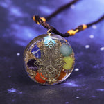 Pendentif Orgonite de Protection des Chakras