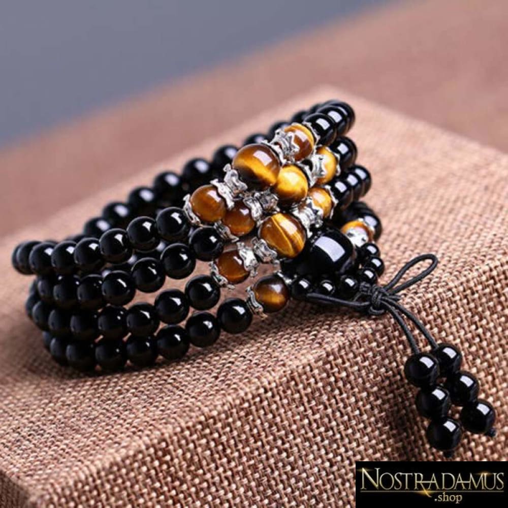 Mala Réussite - Obsidienne & il-de-Tigre - Charme Bracelets