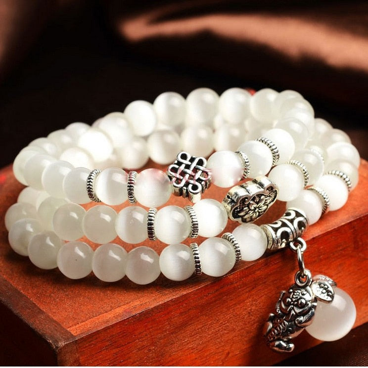 Bracelet Tibétain en Opale - Purification & Régénération