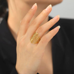 Bague Celtique 'Triskel' - Chance & Protection