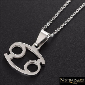 Pendentif en Acier Inoxydable - Symbole Zodiacal - Pendentif Colliers