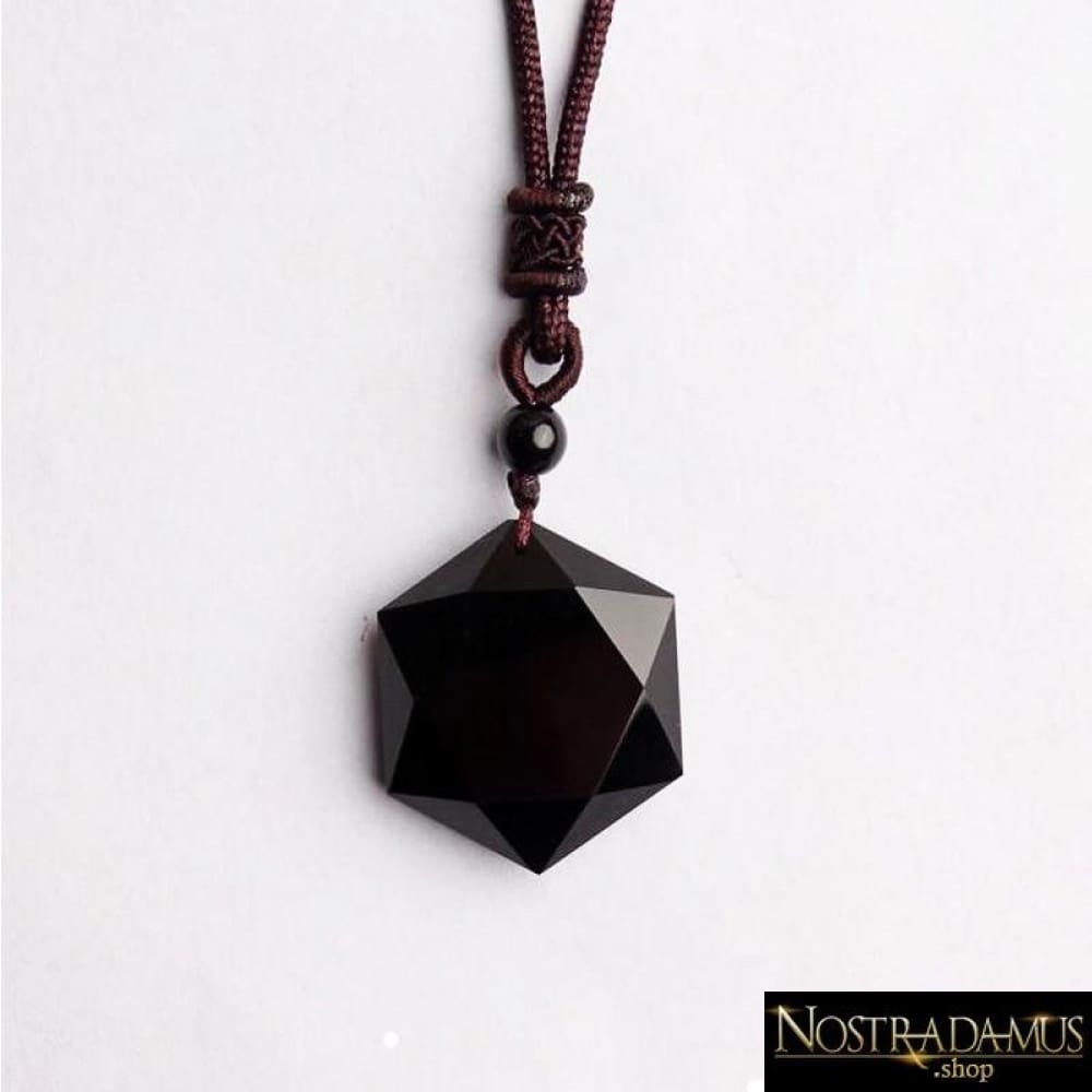 Pendentif de protection en Obsidienne - Pendentifs