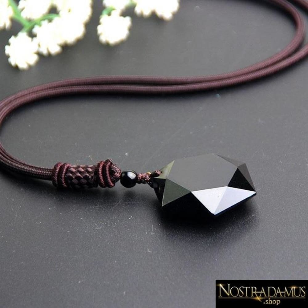 Pendentif de protection en Obsidienne - Pendentifs