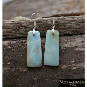 Boucles doreilles Sincérité en Amazonite - Boucles Doreilles