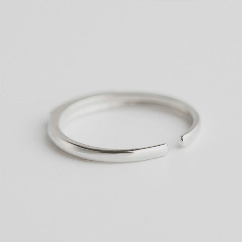 Bague de Protection en Argent & Obsidienne