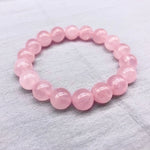 Bracelet en Quartz Rose - Apaisement des Émotions