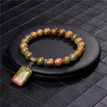 Bracelet en Unakite - Ancrage & Libération