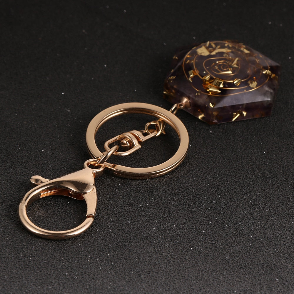 Porte-Clés Orgonite - Énergie Vitale